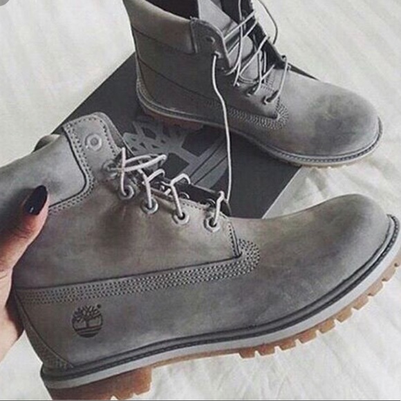 timberland womens grey boots